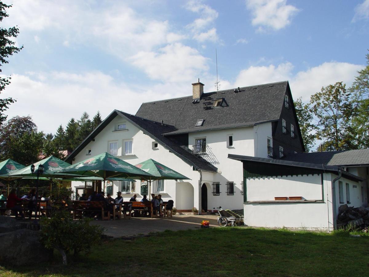 Penzion Vlcarna Hotel Krasna Lipa Exterior photo